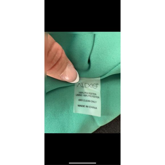 ALEXIS Ruffle-Trimmed Mini Dress - Green Size S $595 - Picture 11 of 12